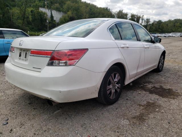 1HGCP2F66CA223000 - 2012 HONDA ACCORD WHITE photo 4