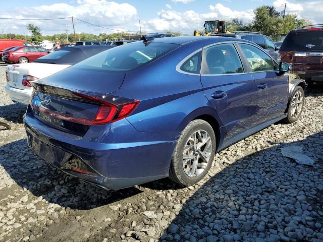 5NPEL4JA3MH100646 - 2021 HYUNDAI SONATA SEL BLUE photo 4