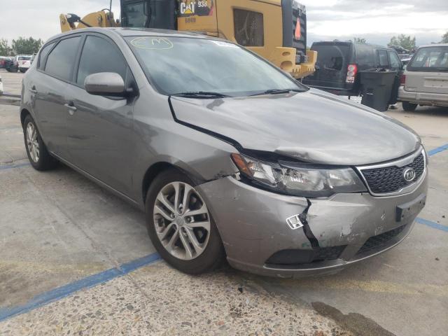 KNAFU5A23B5406546 - 2011 KIA FORTE EX GRAY photo 1