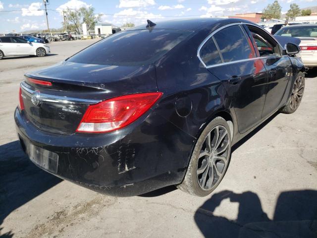 2G4GR5EK3C9123552 - 2012 BUICK REGAL BLACK photo 4