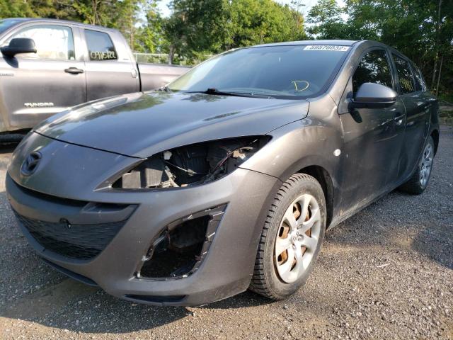 JM1BL1HF3A1331908 - 2010 MAZDA 3 I CHARCOAL photo 2