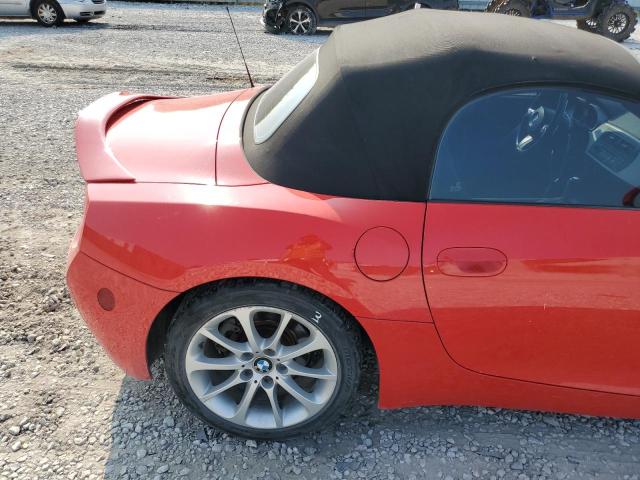 4USBU33587LW73465 - 2007 BMW Z4 3.0 RED photo 6