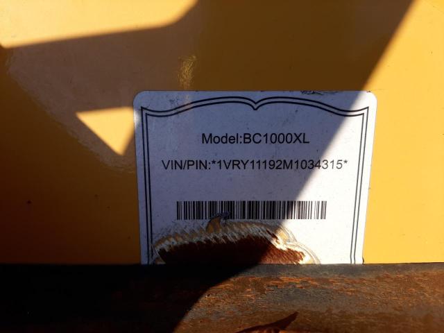 1VRY11192M1034315 - 2021 VERM CHIPPER YELLOW photo 10