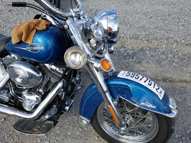 1HD1BWB145Y068669 - 2005 HARLEY-DAVIDSON FLSTCI BLUE photo 9