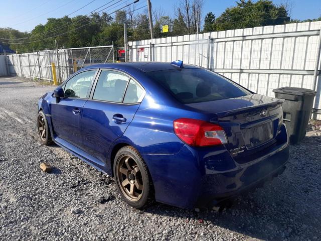 JF1VA1B60H9811904 - 2017 SUBARU WRX BLUE photo 3