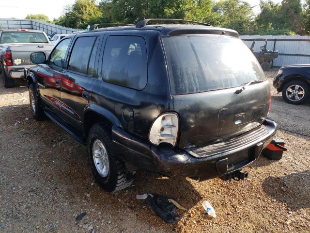 1B4HS28Z0WF176609 - 1998 DODGE DURANGO BLACK photo 3