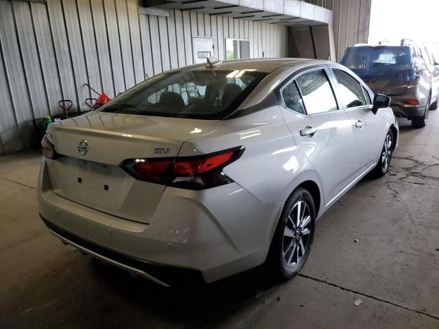 3N1CN8EV4ML865356 - 2021 NISSAN VERSA SV SILVER photo 4