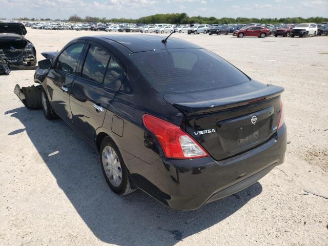 3N1CN7AP2FL815883 - 2015 NISSAN VERSA S BLACK photo 3