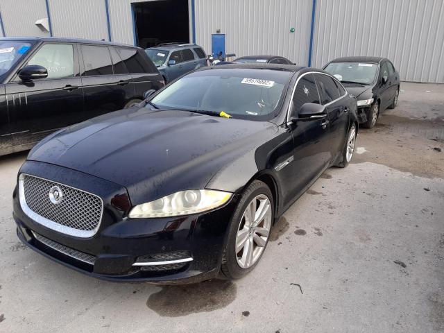 SAJWA2GB1BLV14632 - 2011 JAGUAR XJL BLACK photo 2