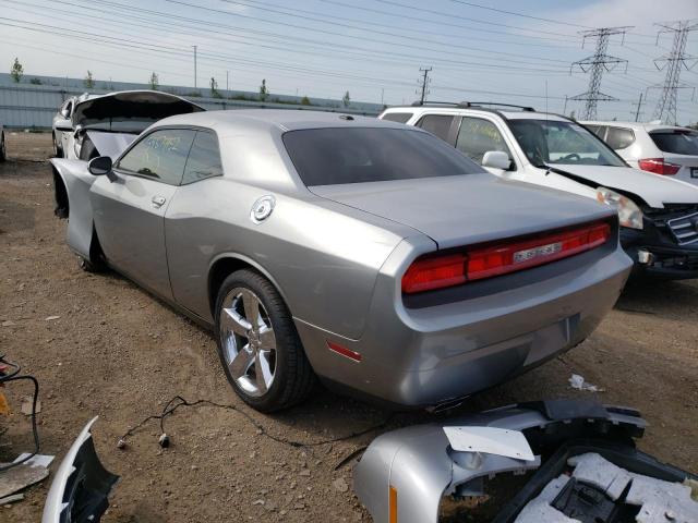 2B3CJ4DG1BH541616 - 2011 DODGE CHALLENGER GRAY photo 3