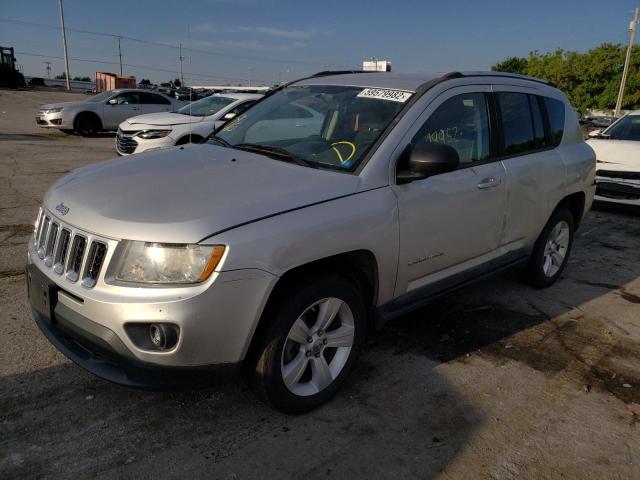 1J4NF1FB2BD250607 - 2011 JEEP COMPASS SP SILVER photo 2