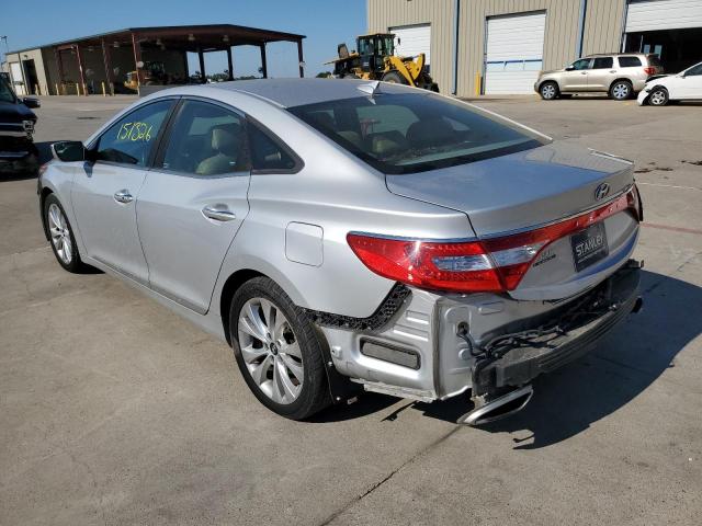 KMHFG4JG2EA368203 - 2014 HYUNDAI AZERA SILVER photo 3