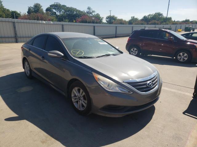 5NPEB4AC8EH922641 - 2014 HYUNDAI SONATA GLS GRAY photo 1