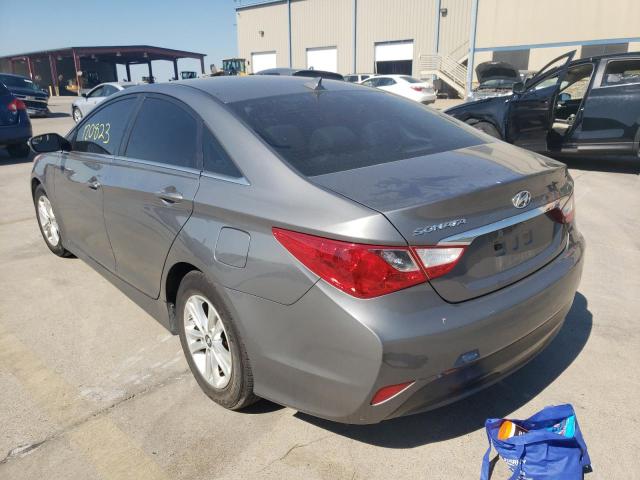 5NPEB4AC8EH922641 - 2014 HYUNDAI SONATA GLS GRAY photo 3