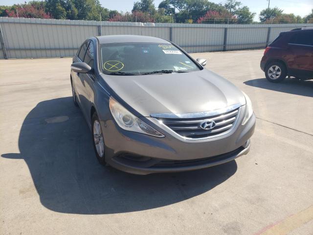 5NPEB4AC8EH922641 - 2014 HYUNDAI SONATA GLS GRAY photo 9