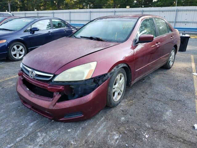 1HGCM56386A063321 - 2006 HONDA ACCORD SE MAROON photo 2