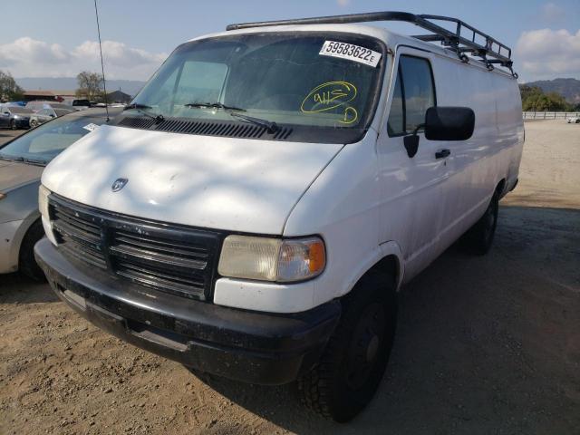 2B7KB31Z6VK594956 - 1997 DODGE RAM VAN B3 WHITE photo 2