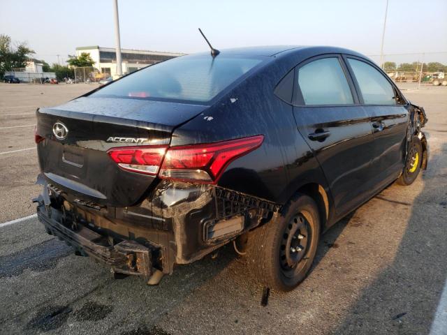 3KPC24A34KE061563 - 2019 HYUNDAI ACCENT SE BLACK photo 4