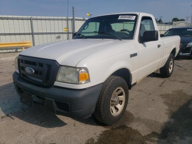 1FTYR10D17PA99480 - 2007 FORD RANGER WHITE photo 2