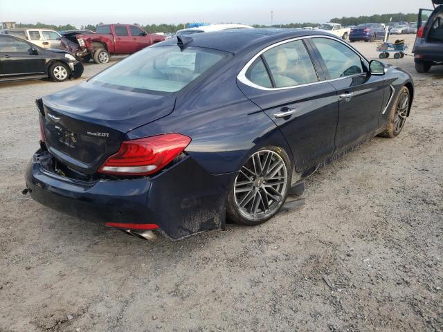 KMTG34LA9KU023212 - 2019 GENESIS G70 ELITE BLUE photo 4