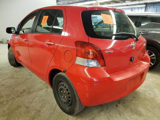 JTDKT903795257915 - 2009 TOYOTA YARIS RED photo 3