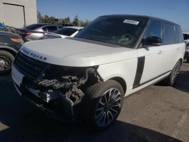 SALGS3EFXGA255047 - 2016 LAND ROVER RANGE ROVE WHITE photo 2