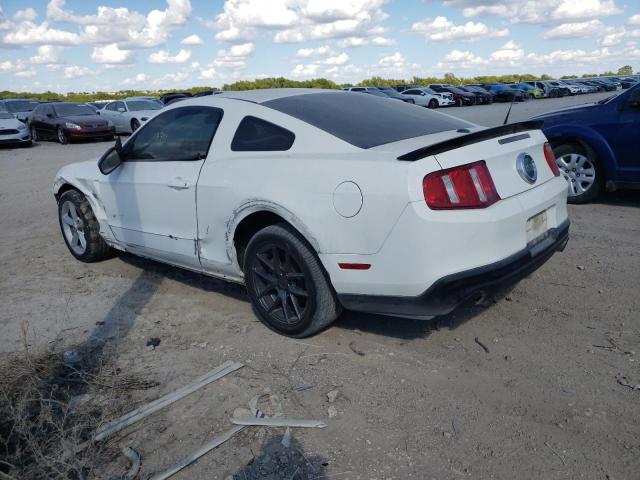 1ZVBP8CH4A5161750 - 2010 FORD MUSTANG GT WHITE photo 3