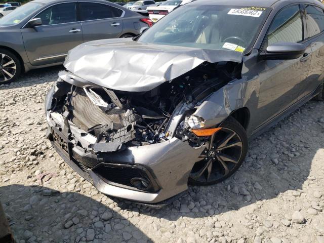 SHHFK7G44JU202959 - 2018 HONDA CIVIC SPOR GRAY photo 9