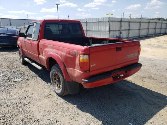 4F4YR16U72TM01868 - 2002 MAZDA B3000 CAB RED photo 3