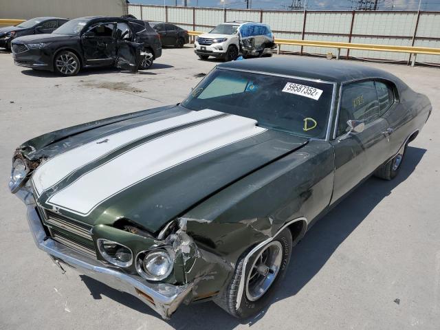 136370R217602 - 1970 CHEVROLET CHEVELLE GREEN photo 2