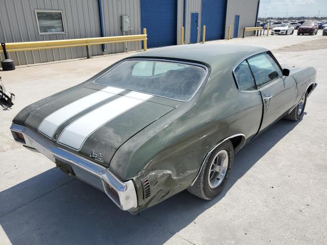 136370R217602 - 1970 CHEVROLET CHEVELLE GREEN photo 4