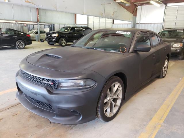 2C3CDXHG8MH618720 - 2021 DODGE CHARGER GT RED photo 2