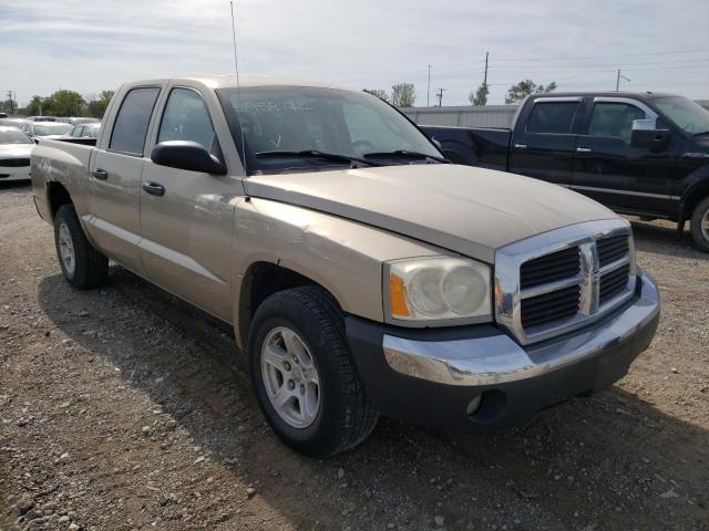 1D7HW48N55S158800 - 2005 DODGE DAKOTA QUA TAN photo 1