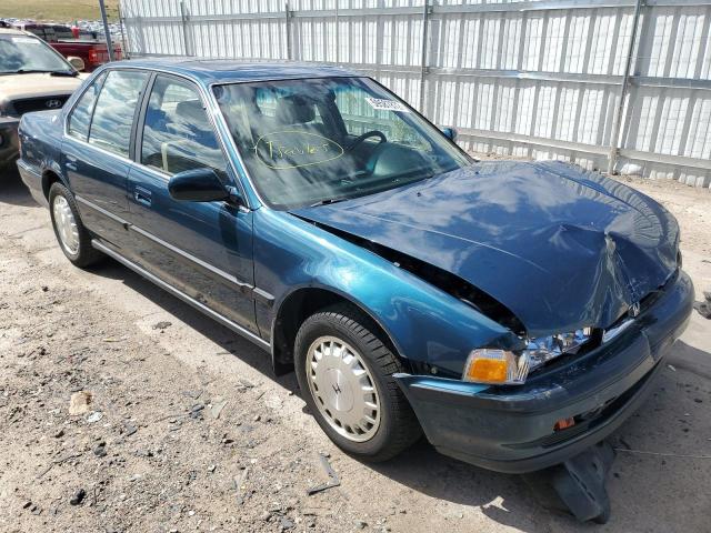 JHMCB7683MC031596 - 1991 HONDA ACCORD SE BLUE photo 1