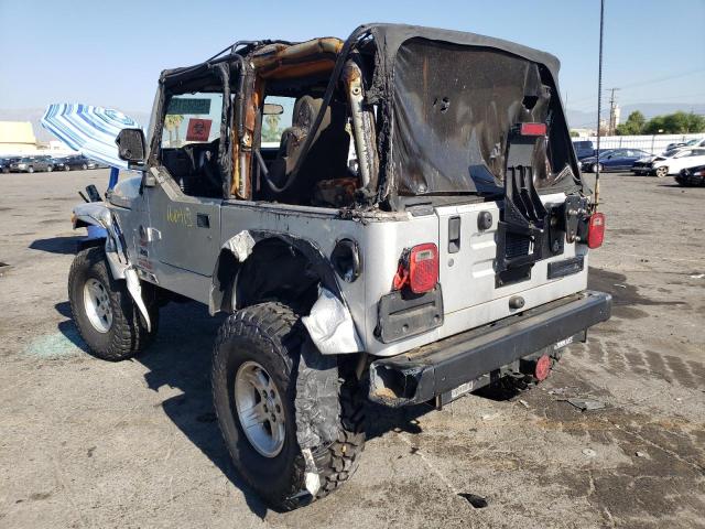 1J4FA39S65P386011 - 2005 JEEP WRANGLER X SILVER photo 3