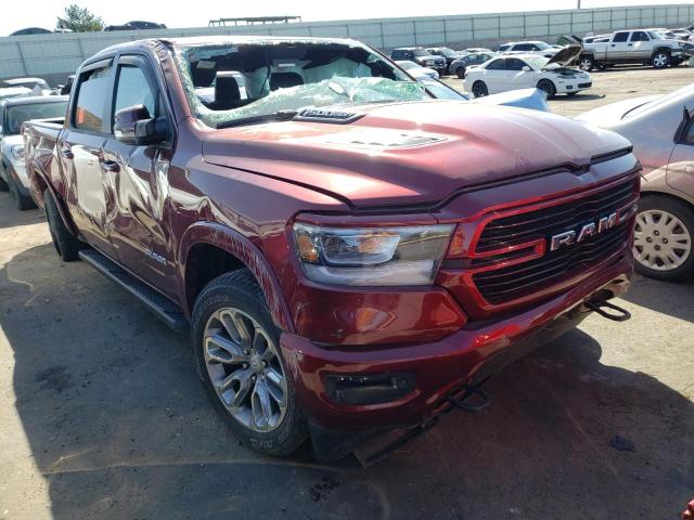 1C6SRFRT6KN893285 - 2019 RAM 1500 LARAM MAROON photo 1