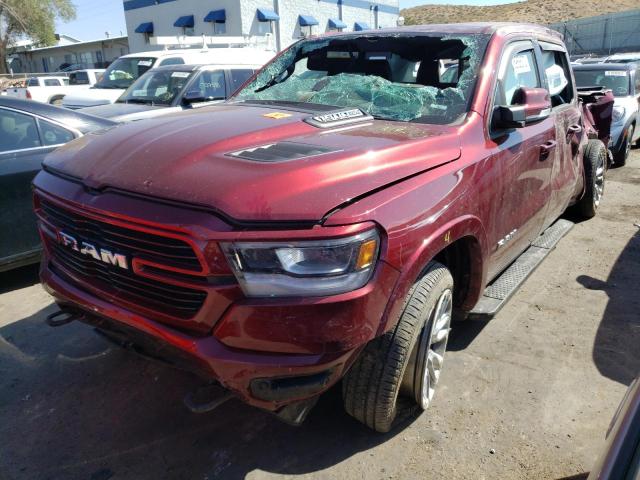 1C6SRFRT6KN893285 - 2019 RAM 1500 LARAM MAROON photo 2