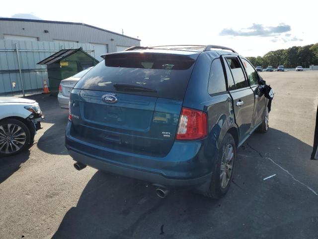 2FMDK4JC8BBA62948 - 2011 FORD EDGE SEL TEAL photo 4