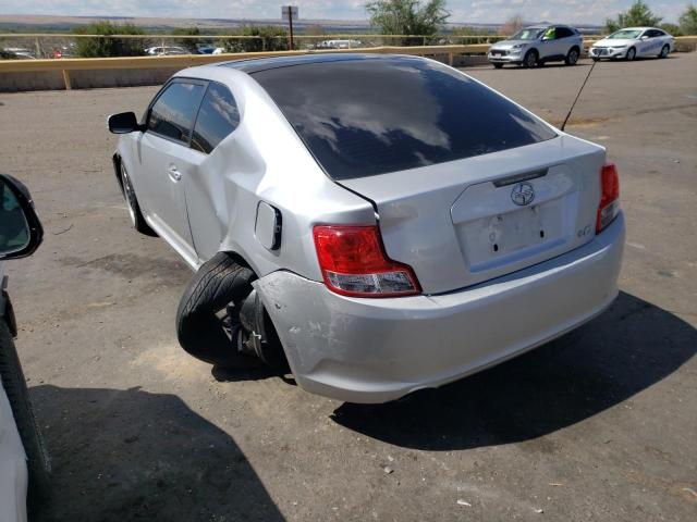 JTKJF5C76C3044184 - 2012 TOYOTA SCION TC 银色 照片 3