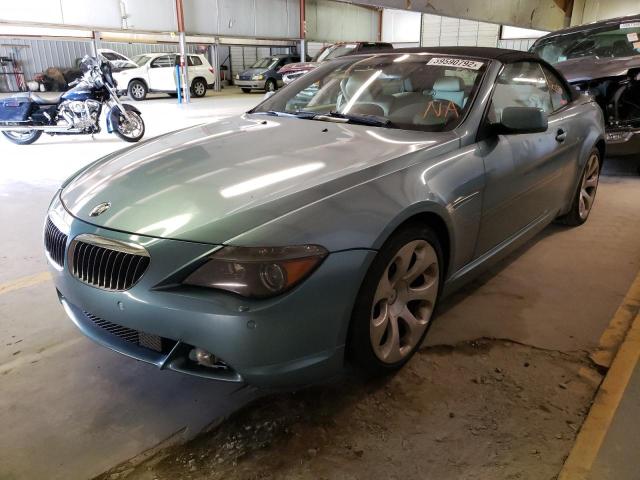 WBAEK13537CN81934 - 2007 BMW 650 I BLUE photo 2