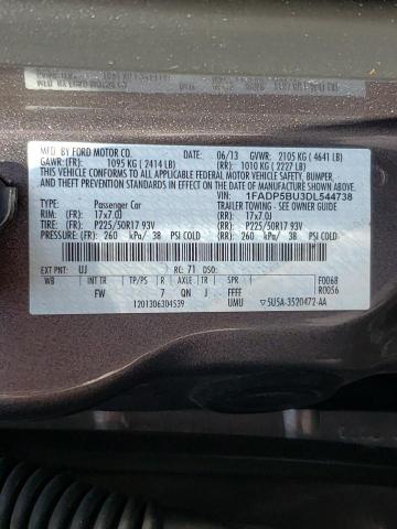 1FADP5BU3DL544738 - 2013 FORD C-MAX SEL CHARCOAL photo 10