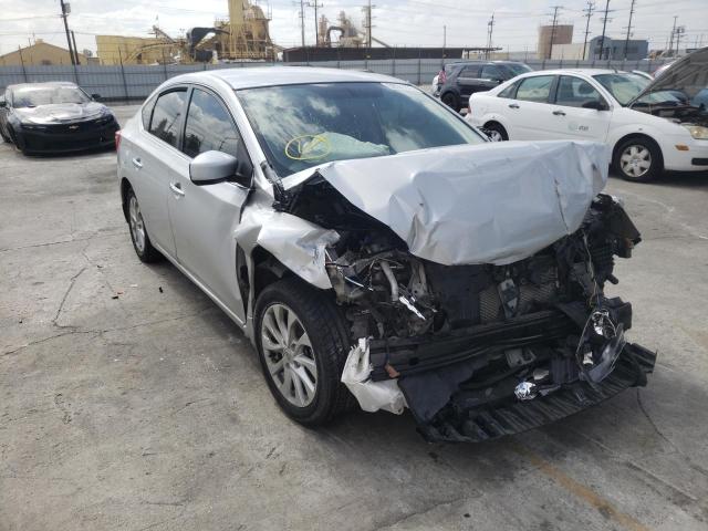 3N1AB7AP6JL631586 - 2018 NISSAN SENTRA S/S SILVER photo 1