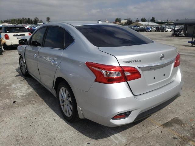 3N1AB7AP6JL631586 - 2018 NISSAN SENTRA S/S SILVER photo 3