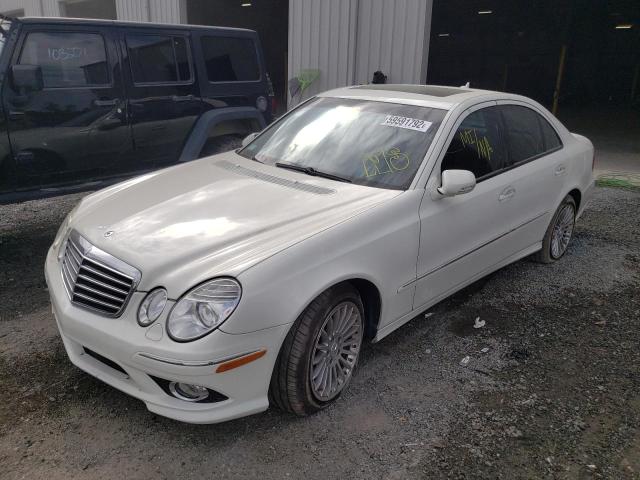 WDBUF87X29B375146 - 2009 MERCEDES-BENZ E 350 4MAT WHITE photo 2