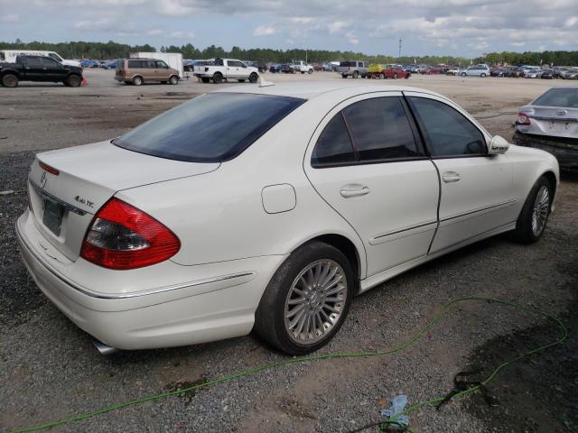 WDBUF87X29B375146 - 2009 MERCEDES-BENZ E 350 4MAT WHITE photo 4