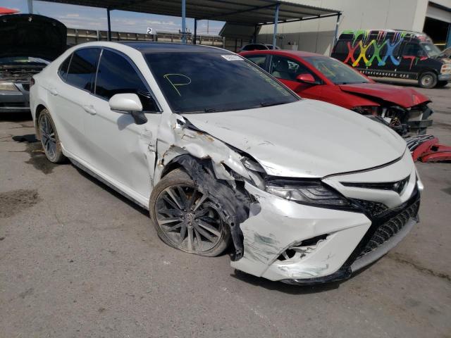 4T1K61AKXLU381457 - 2020 TOYOTA CAMRY XSE WHITE photo 1