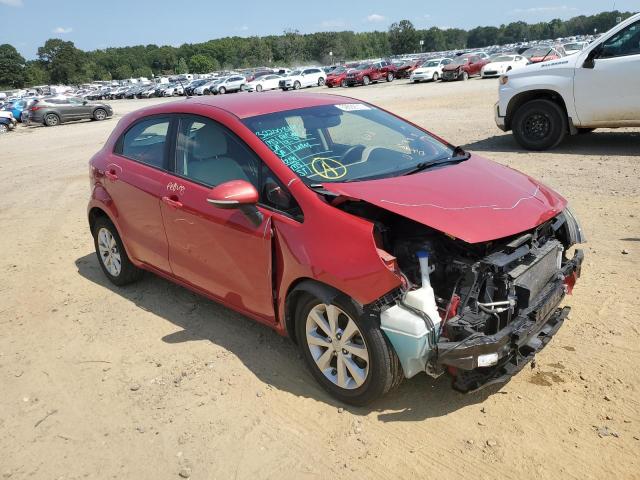 KNADN5A35D6101205 - 2013 KIA RIO EX RED photo 1