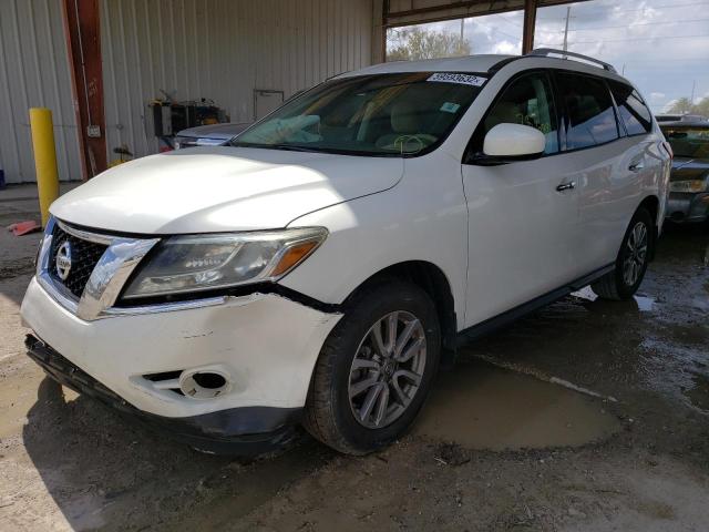 5N1AR2MN5EC703266 - 2014 NISSAN PATHFINDER WHITE photo 2