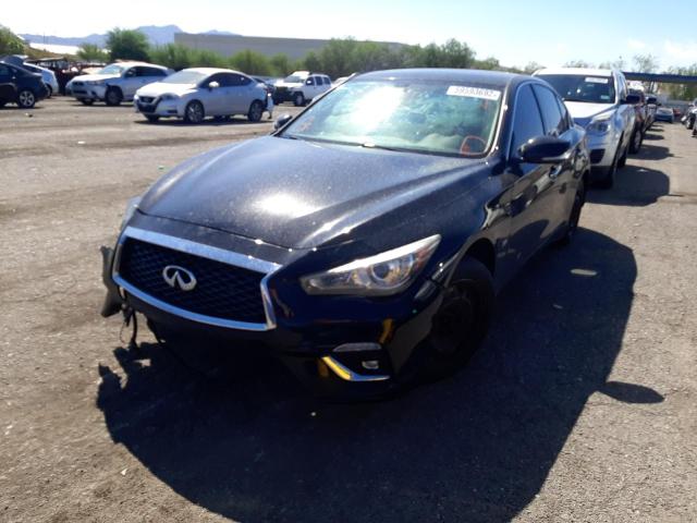 JN1EV7AP6JM352962 - 2018 INFINITI Q50 LUXE BLACK photo 2