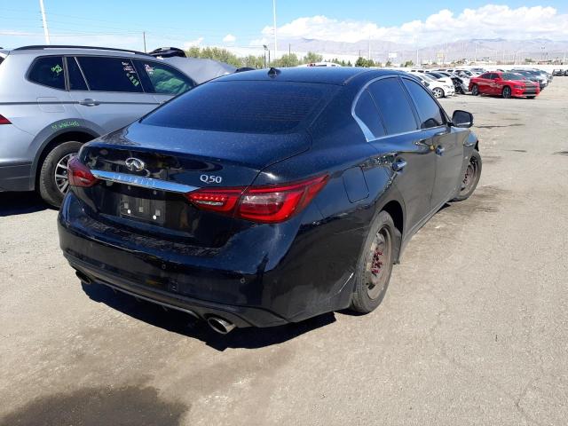 JN1EV7AP6JM352962 - 2018 INFINITI Q50 LUXE BLACK photo 4